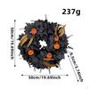 Handmade Pumpkin Wreath | Seasonal, Realistic, Maple Leaf Wreath, for Front Door, Entryway,