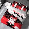 S-Scarlet W-Witch Duvet Cover Set Home Style Bedding Soft Laundry Cotton Bed 3 Piece Set Student Dormitory Gift