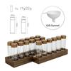 Coffee Beans Storage Container Display Rack Walnut Tea Tube Bottle Glass Espresso Coffee Accessories Tool Barista Coffeware Sets