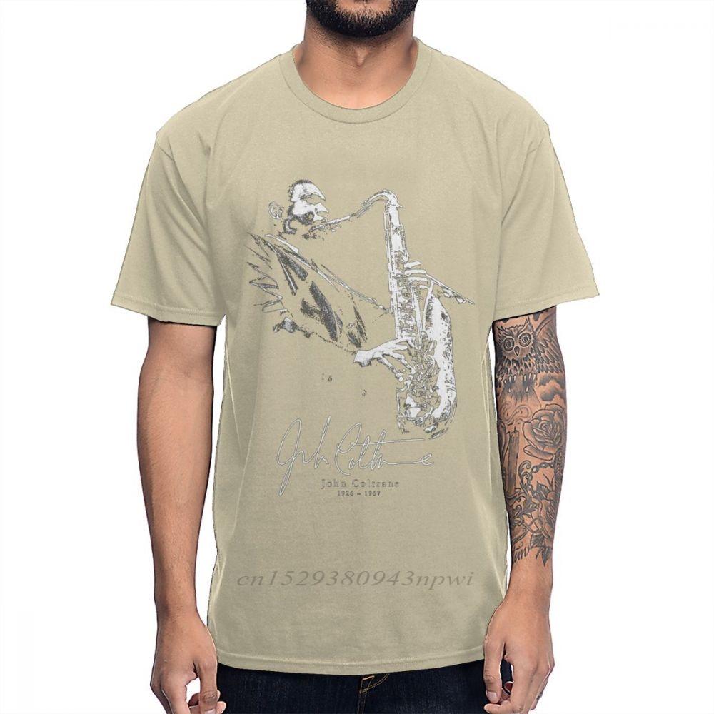 American Jazz Saxophonist And Composer Sax Music John Coltrane T Shirt 100 Cotton Graphic Cotton Tee Shirt