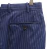LANVIN Made in Japan wool Striped Pattern suit Setup Navy system Men's Used