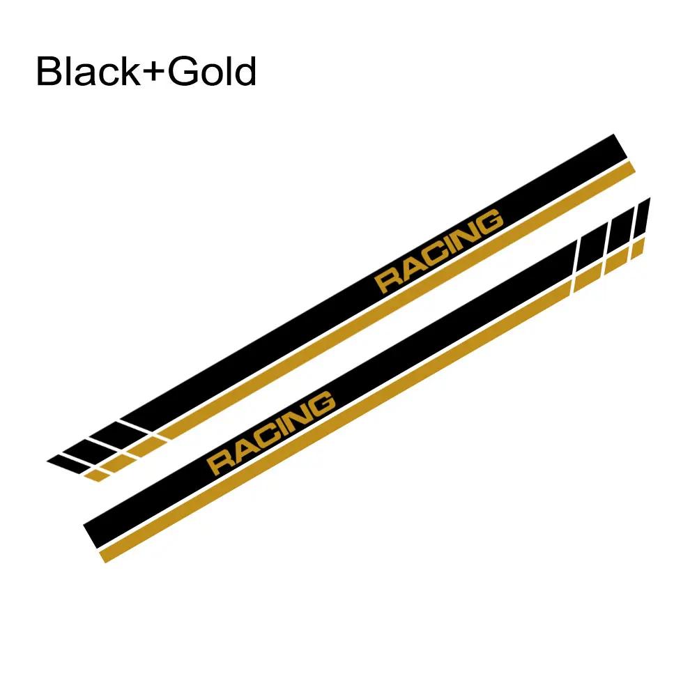 

2PCS Car Racing Stripe Sticker Vinyl Decals Exterior Accessories For BMW 3 Series E46 E90 F30 E30 E36 M3 E92 F31 G20 E93 F34 G28