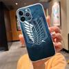 Phone Case For iphone 17ProMax Air 16 15 14 13 Pro Max 15 16 Pro 15Plus Anime Japanese attack on Titan