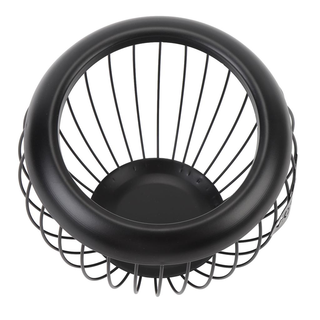 Coffee Pod Holder Wire Basket Large Capacity Iron Coffee Pods Storage Basket for Coffee Bar Counter Desktop Black