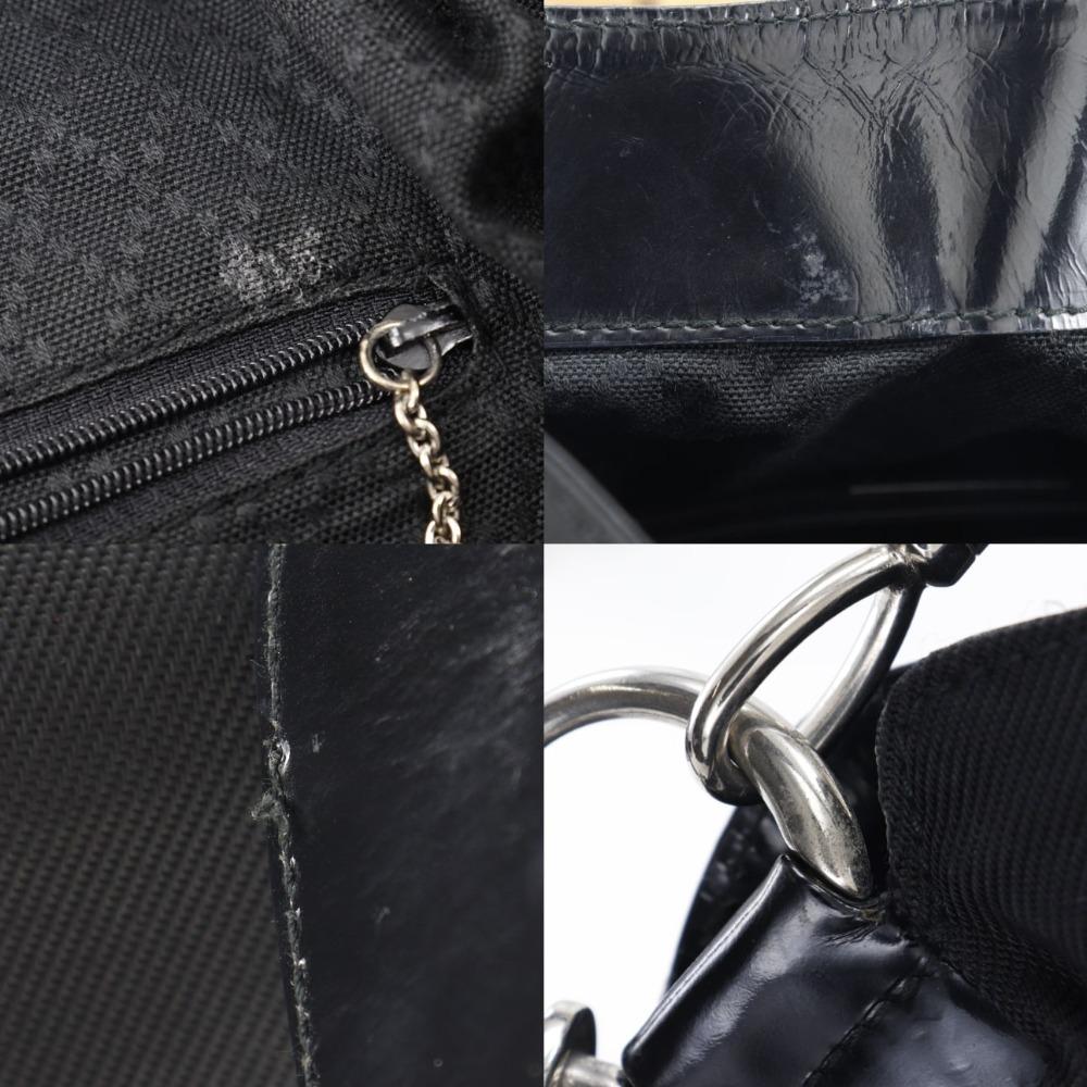 GUCCI Handbag 001.2123.1577 Nylon canvas/Bamboo Women Used