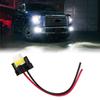 H11 Headlight Fog Lamp Retrofit Wiring Harness Female Sockets Plug Ceramics Connector Adapter