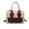 Trendy Autumn Color Block One Shoulder Bag For Women Stylish Crossbody Handbag Medium Size