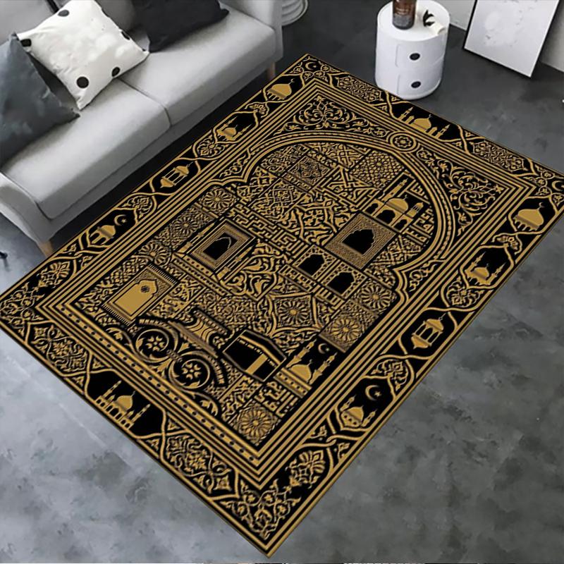 2025 New Muslim Carpet Rug for Living Room Bedroom Home Sofa Decoration,Kids play Non-slip Floor Mat127