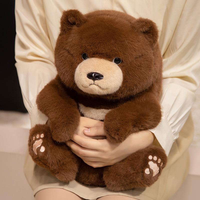 New Yaya Bear Doll Teddy Bear Plush Toy Bear Doll Children's Soothing Doll Birthday Gift