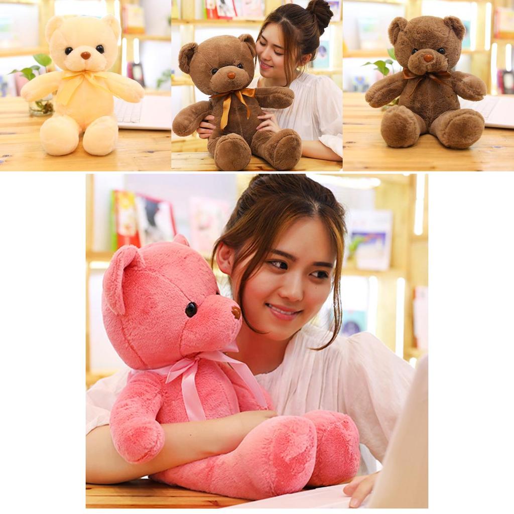 Soft And Skin-friendly 11.8-21.6 In Colored Teddy Bear Plush Perfect Gift For Kids And Home Decor
