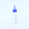 1Pc 30-500Ml Clear Pet Graduated Bottles Twist Cap Refillable Liquid Sample Container Inks Oils Arts Hair Dye Water Bottle