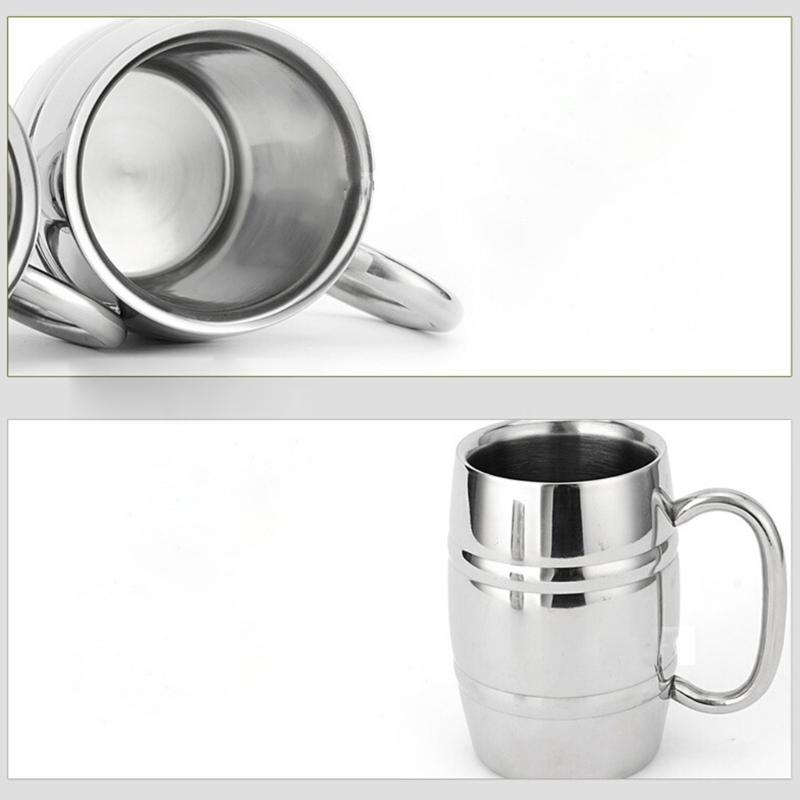 Stainless Steel Drinking Mug Reusable Water Tumblers Shatterproof Drinking Cups Perfect for Parties Outdoor Activities