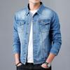 Frühling Neue männer Casual Baumwolle Denim Jacke Klassischen Stil, Mode Schlank Gewaschen Retro Blau Jeans Mantel Männlich Marke Kleidung