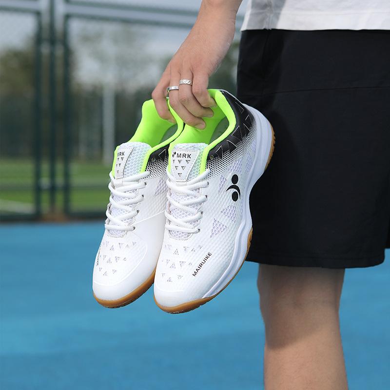Badminton Shoes Men and Women Couples Sports Outdoor Training Shoes Tennis Shoes Wear-resistant Lightweight Shock-absorbing Training Volleyball Shoes