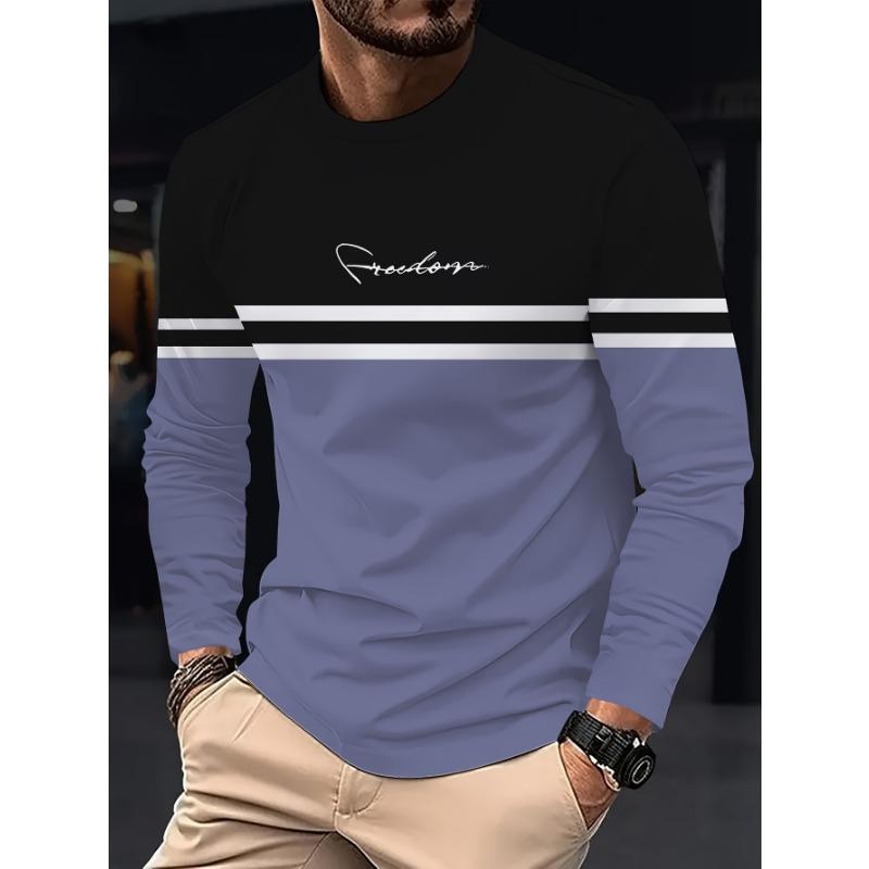 Novel Men S Fashion Casual Long Sleeve T-Shirt S