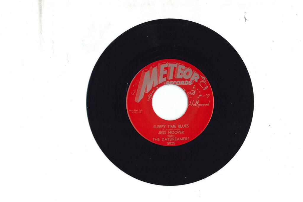 7inch Record JESS HOOPER, DAYDREAMERS - Sleepy Time Blues / All Messed Up 5025 METEOR US Rock Used