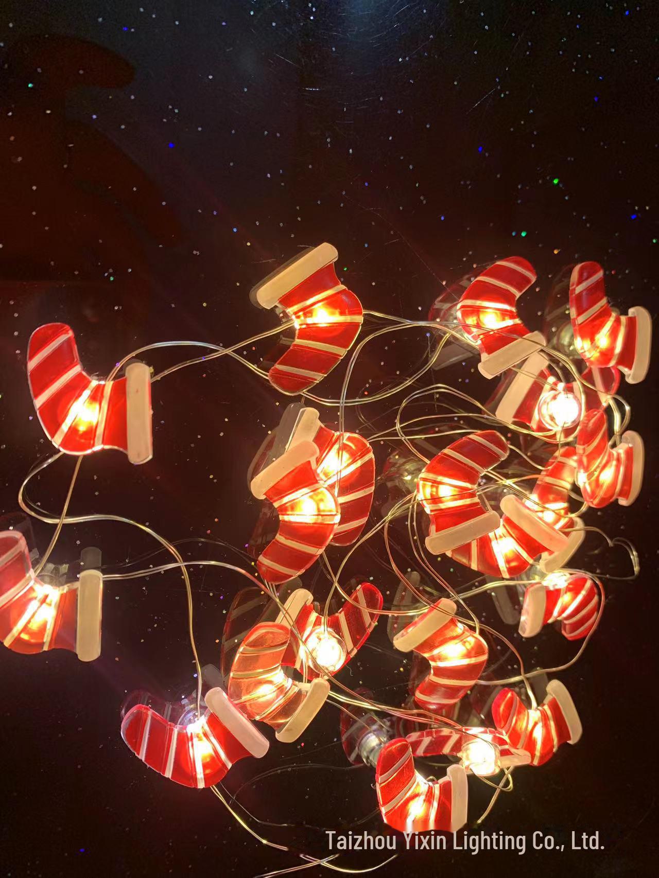 

Светодиодное рождественское украшение: Гирлянды из медной проволоки в виде снеговика и оленя в черной шапке для сада, балкона, фонарей. Warm White 2m 20 LEDs Battery