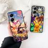 Espeon P-Pokemons Umbreon P-Pikachus Phone Cover for Xiaomi Redmi Note 12 11 10 A3 Pro 10A 10C 12C Note12 5G Protective Case