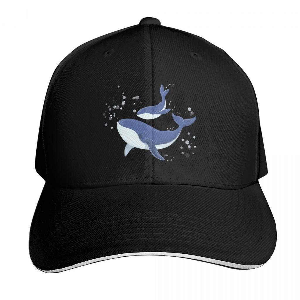 Whale Under the Sea Baseball Cap New In The Hat hats on offer sun caps Beach Womens Beach Outlet Unisexs