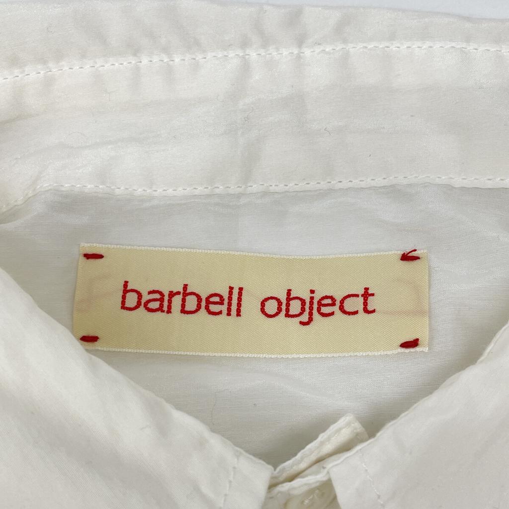 Barbell Object Bo-24s-s01 24Stainless Steel White Lawn Silk Pullover Shirt Tops 2 whiteUsed