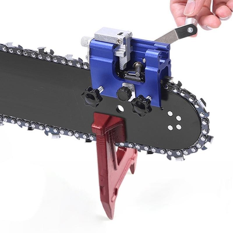 Professional Chainsaw Grinding Fixture For Quick Chain Restoration And Alignment