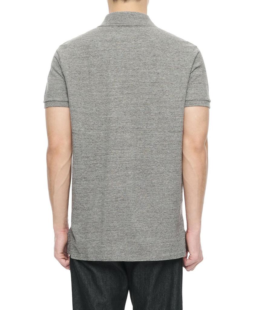 POLO RALPH LAUREN Custom Slim Fit Mesh Polo Shirt - Grey