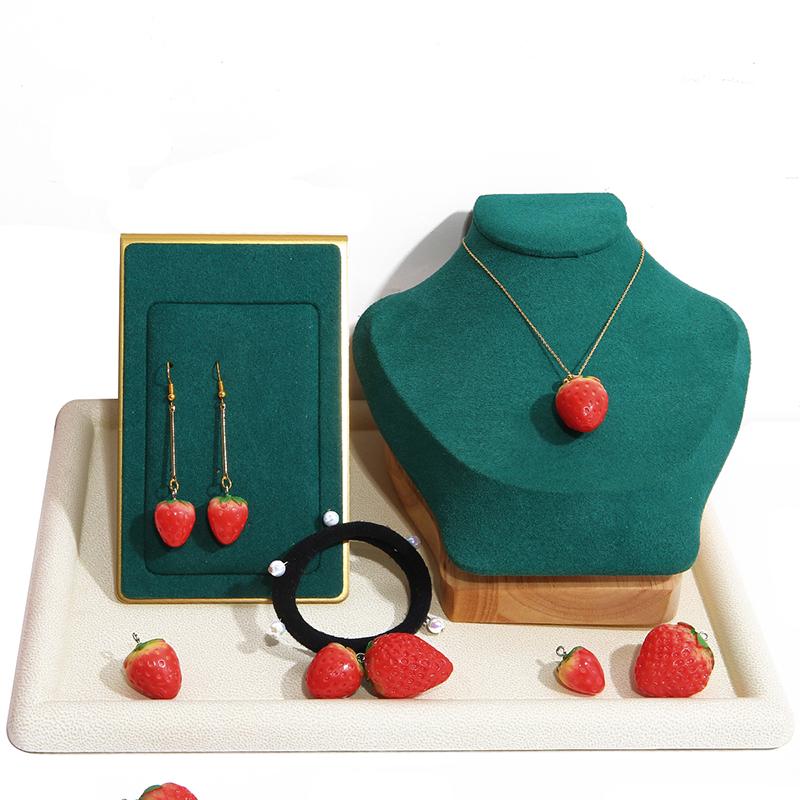 2pcs/lot 3D Red Strawberry Cabochon Resin Charms Pendants Beads for Jewelry Making Earrings Hair Rope Accessories