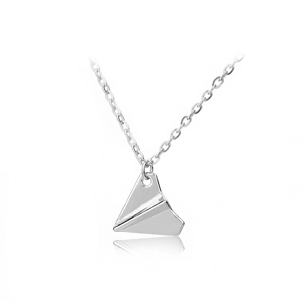 Paper Airplane Pendant Necklace Classic Band One and Direction Periphery Necklace Souvenir Jewelry for Fans Supporters
