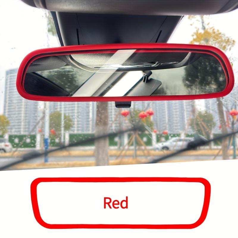 

Silicone Cover Decoration for Rearview Mirror Protection Frame for Model3/Y красный