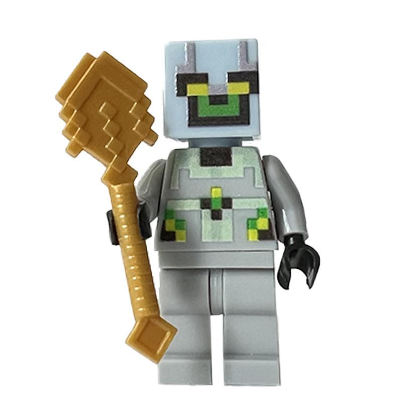 Ninja Warrior Superhero Doll With Weapon Single Building Block Assembly Toy