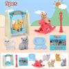 First-Class Cute Superior-Grade Dog Pet Top-Grade Basket Premium-Quality Family Play Sets Premium-Quality Dog High-Standard Doll Collection