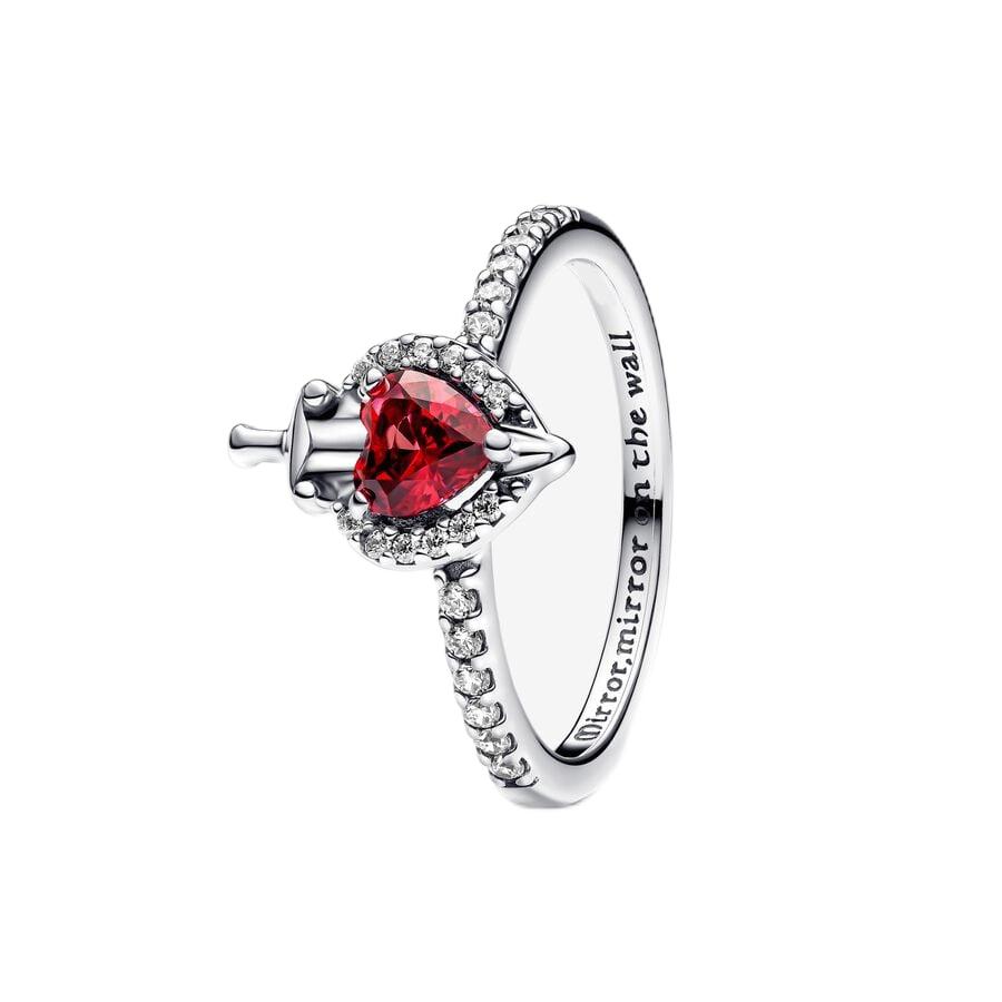 2025 Zircon Inlaid Princess Ring Series Women's Party Jewelry 925 Silver Ring