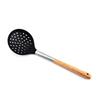 Durable Wooden Handle Silicone Kitchenware 7-Piece Set: Non-Stick Spatula & Spoon
