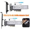 PCIe 5.0 To M.2 NVMe Adapter Card Full Height/Low Profile Bracket Supports 2280 2260 2242 2230 22110 (Not for SATA NGFF)