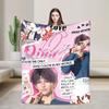 Love and Deepspace Sylus Game Blanket  Plush Vintage Warm Throw Blankets for Coverlet Autumn/Winter
