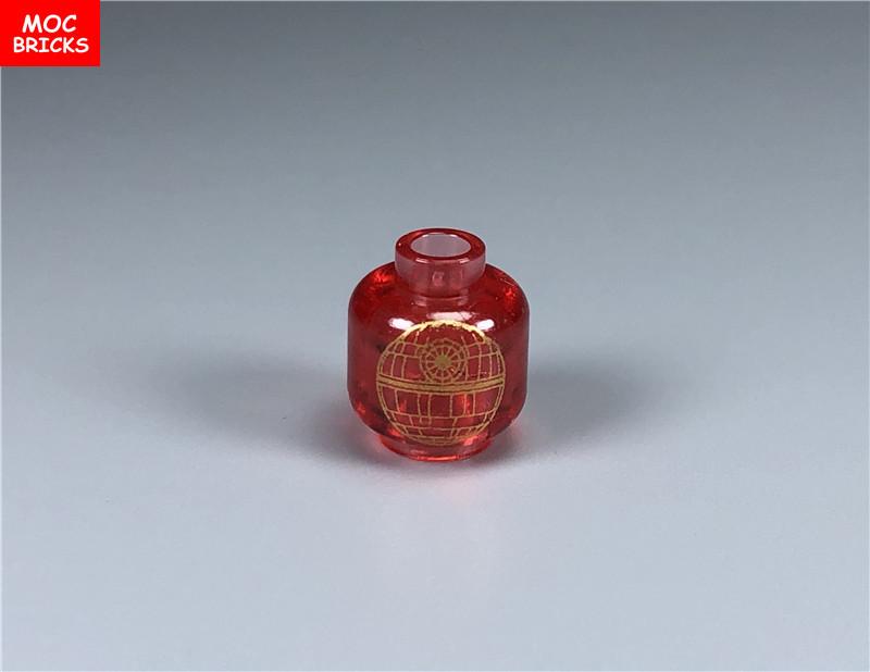 

Нетоксичные 10 шт./лот Кубики Moc Печатная Голова с Узором Звезды Смерти Куклы Образовательные Строительные Блоки Игрушки Сделай Сам Для Детей Подарок