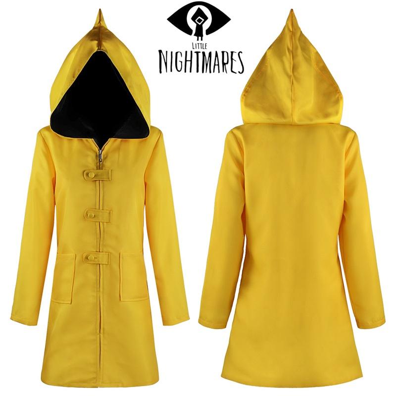 Nightmares 2 Little Six Kids Adult Cosplay Costume Hooded Halloween Raincoat