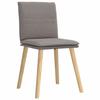VidaXL Chaises à manger lot de 4 taupe tissu, chaise, chaise de salon, chaise d'accent, chaise de cuisine, siège de salle à 3315361