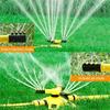 360 Degree Automatic Rotating Sprinkler Head Three Way Sprayer for Nursery Irrigation Garden Lawn Yard Large Area Coverage