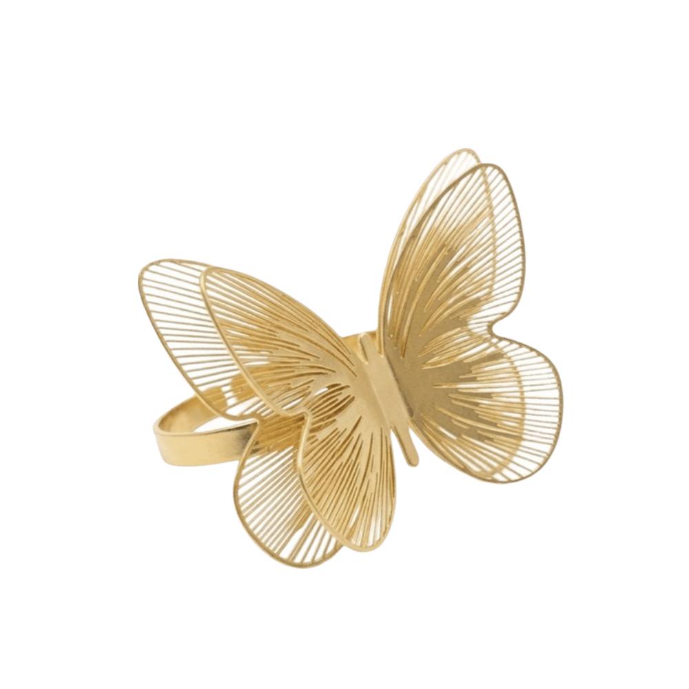 

1PC Waterproof Napkin Holder Metal Buckle Dinnig Table Decoration Elegant Napkin Ring Rose Gold-1PC