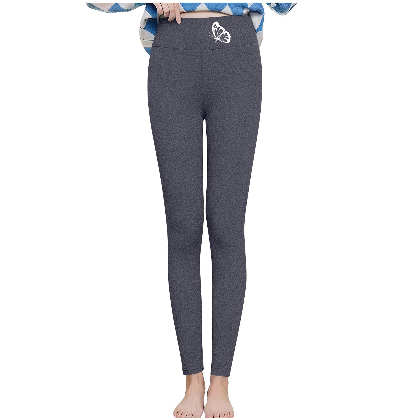 

Women s High,Waisted Fleece,Lined Thermal Leggings, And Winter , Thickened Lamb Fleece, Elastic Printed Leggings XL
