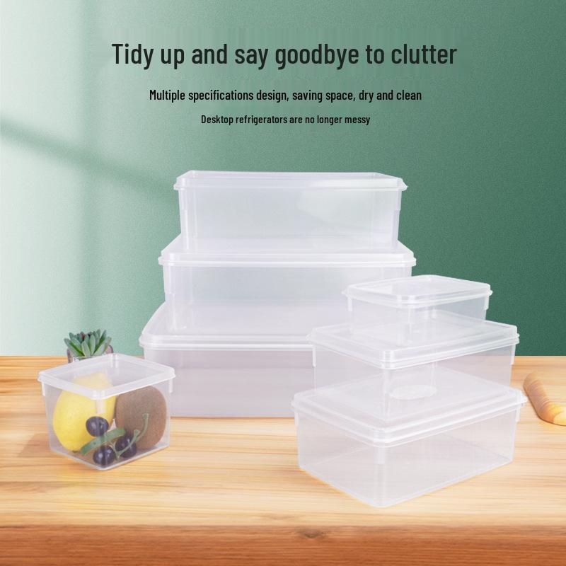 Microwaveable Transparent Food Storage & Organizer Box