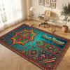 Neon Colorful Theme Crystal Velvet Floor Rug Personalized Custom Name Text Warm Carpet Home Decoration