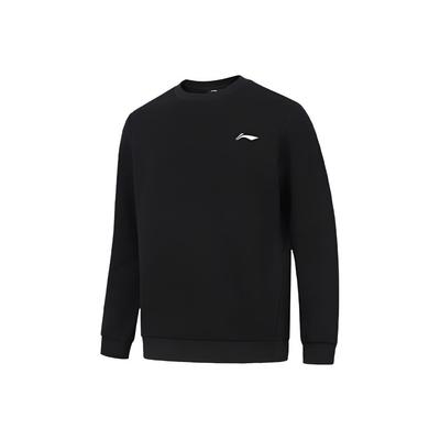 Li Ning Sports Lifestyle Series Round Neck Pullover Comfortable Versatile Simple Casual Sweatshirt Unisex Sweatshirt AWDVE37-6