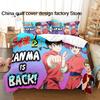 Hip Hop Ranma 12 Beding Set Single Twin Ful Quen King-Sized Dimensionsd Dimensions Bed Linen Set Adult People Kid Bedrom Duvetcover Sets Anime