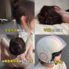 Women Flat Smooth Back Head Hair Claw, Large Abalone Shaped Grab Clip Tangle-Free High-End New Hair Accessories