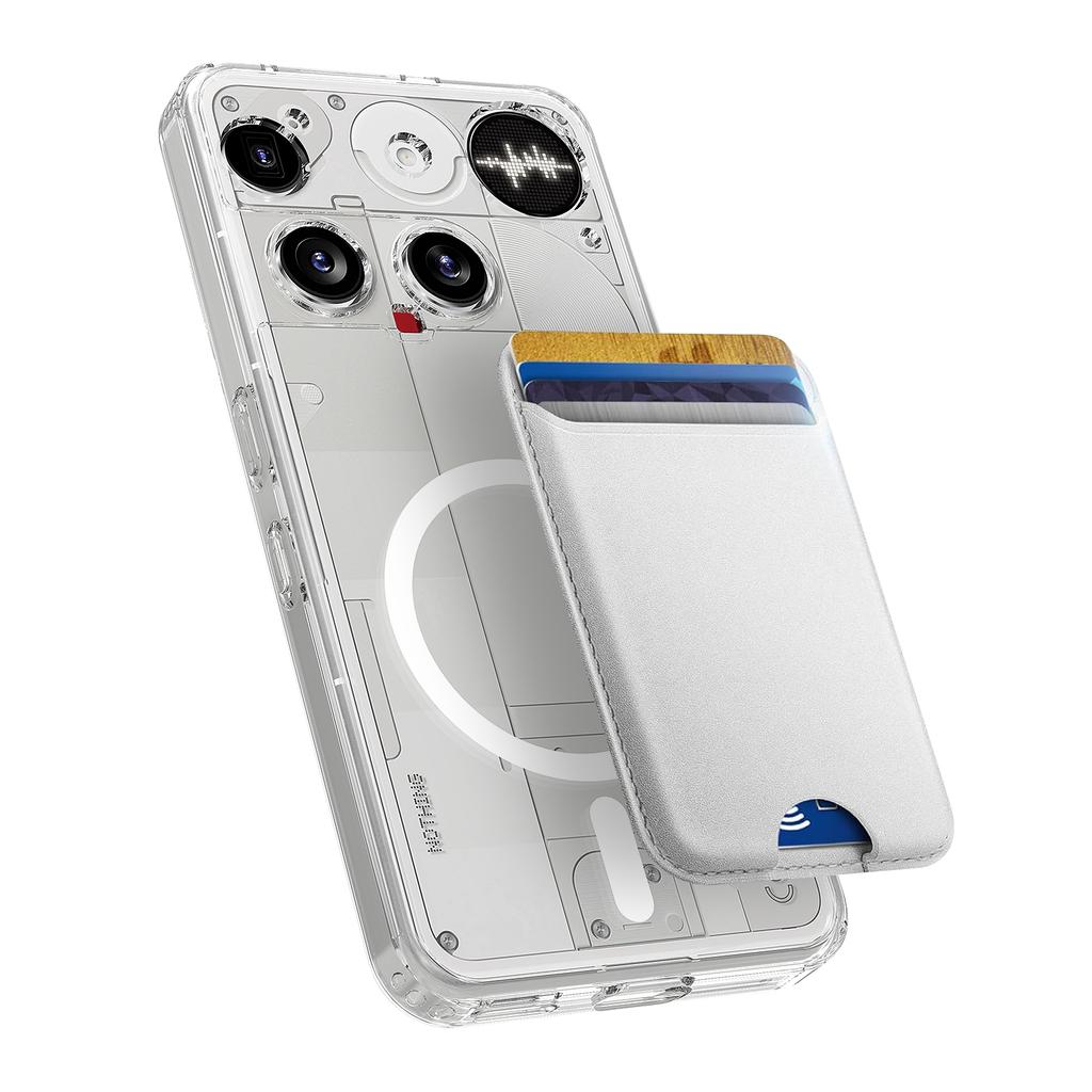 For Nothing Phone (3) 5G Clear Phone Magnetic Case TPU+Acrylic Back Cover