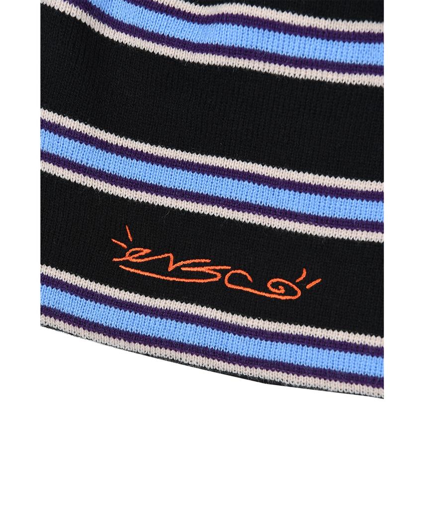 Ialeseuko Reversible Knit Beanie_Black