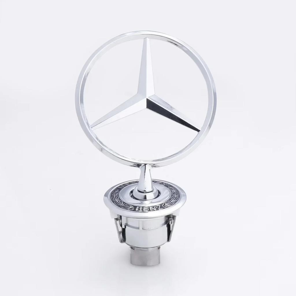 C200 E200 Για Mercedes Benz Κράμα Ψευδαργύρου Εμπρόσθιο Έμβλημα Καπό Αυτοκινήτου Ετικέτα Καπό Σήμα Αυτοκόλλητο Για Mercedes Benz W204 W210 W220 W