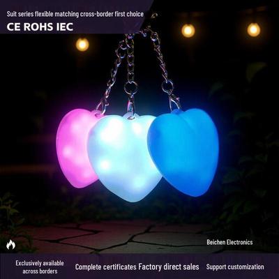 Porte-clés Veilleuse en Forme de Cœur - Objet Décoratif Créatif Localisateur
